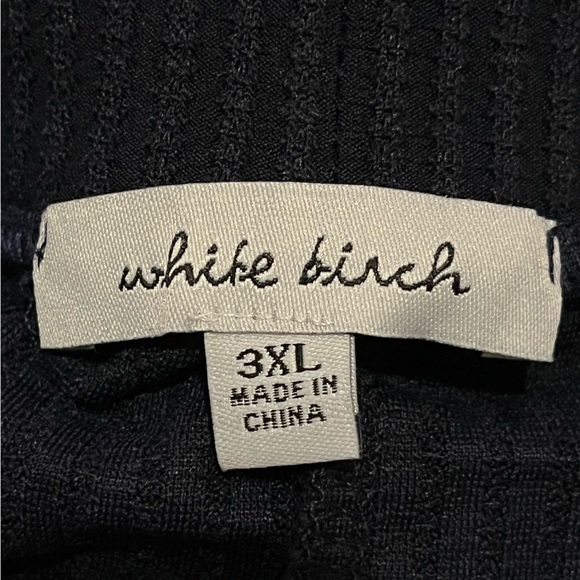 ⭐️ New White Birch - Navy knit Skirt Womans 3x - Picture 2 of 2